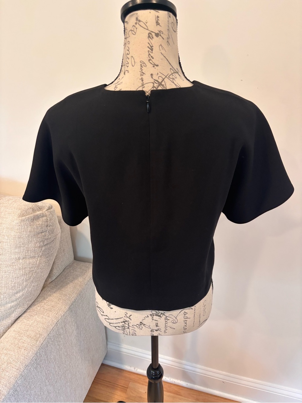 J.Crew black top size 4 new with tags - Picture 3 of 7
